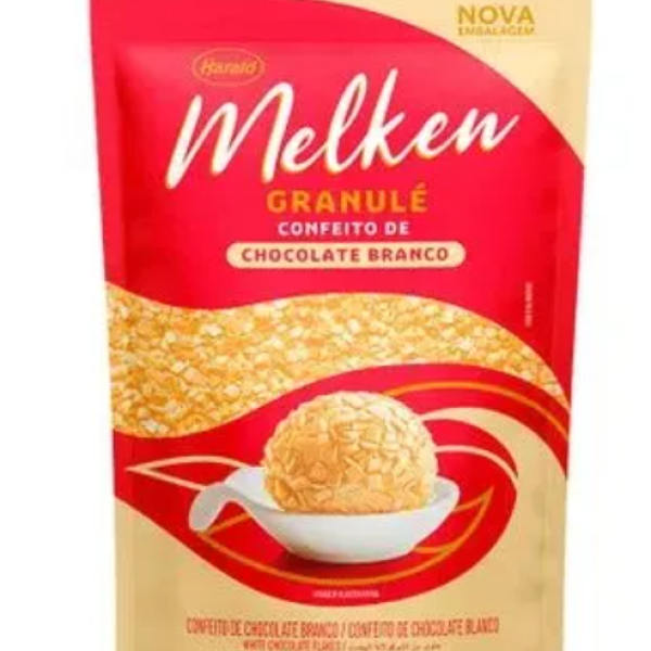 Chocolate Granulado Branco - Granulé 400G Melken - Harald